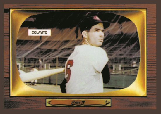 Rocky Colavito, Cleveland Indians 1955 Color TV series – Monarch-Corona Baseball  Cards